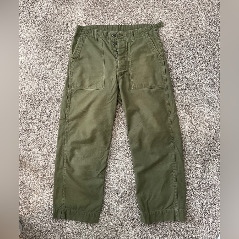 Bronson OG107 Olive Green Fatigue Pants